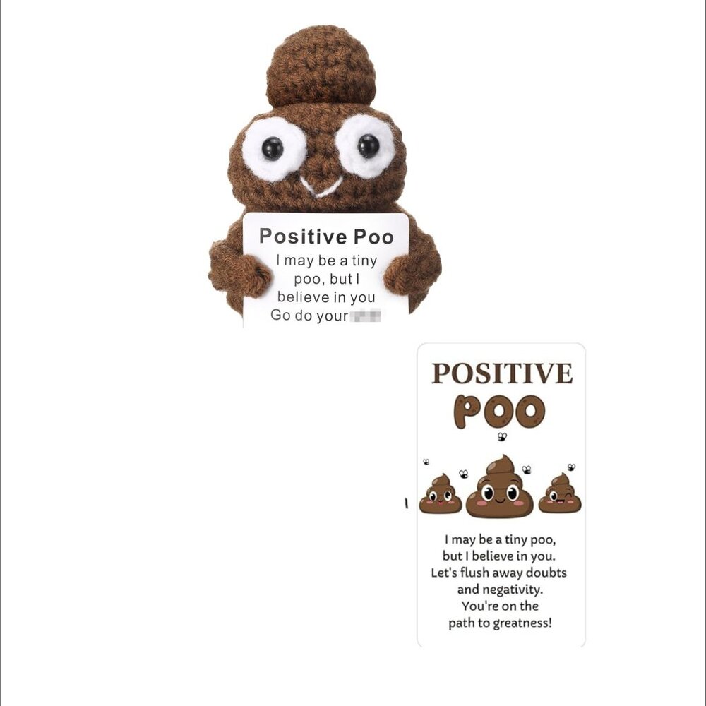 Crochet Pocket Poo of Positivity